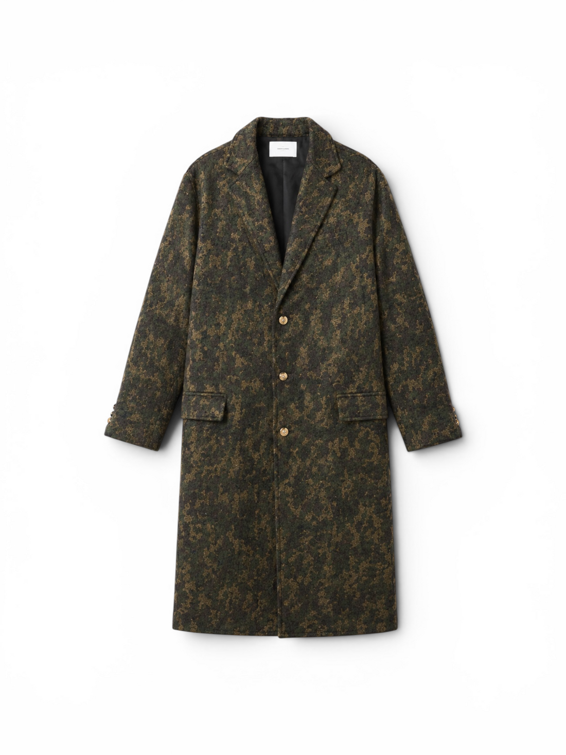 Camo Knit Coat